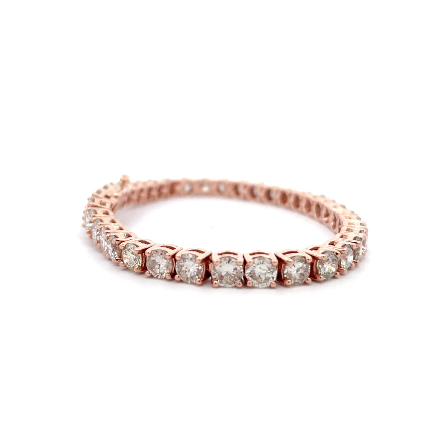 Thick 4-prong Tennis Bracelet