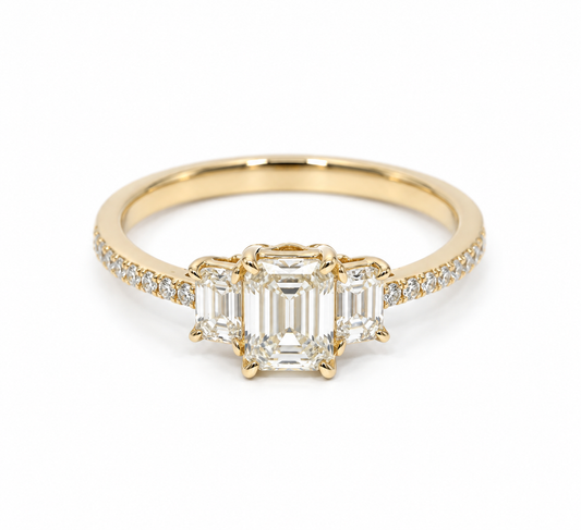 3-Stone Trilogy Engagement Ring