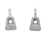 Diamond Locket Earrings