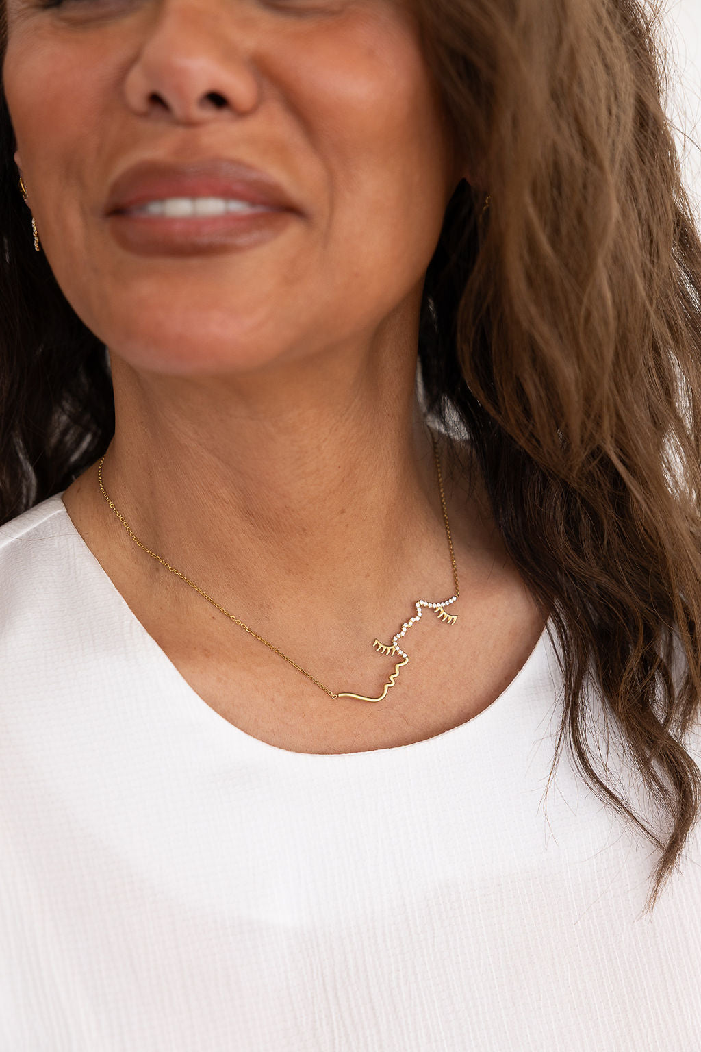 U & Me Necklace (14K with Natural Diamonds)