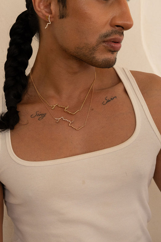 Asymmetrical Face Earrings (Fashion Jewelry)