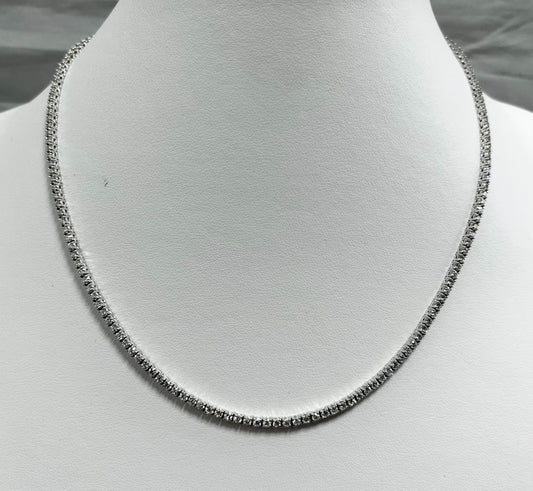 Classic Tennis Necklace 17"
