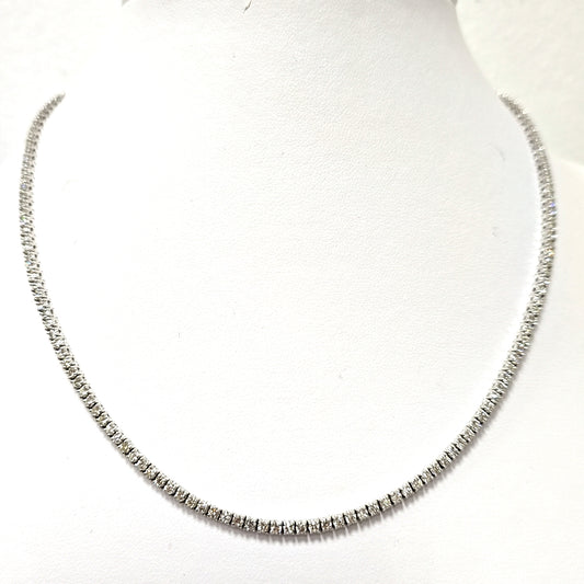 Classic Tennis Necklace 17"