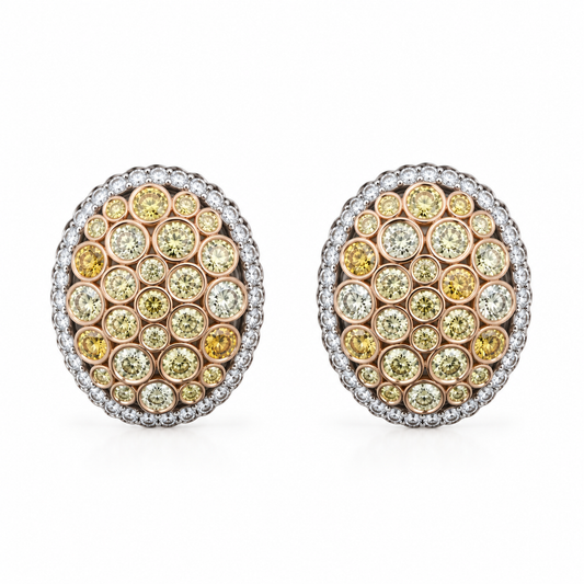 Beehive French Clip Earrings