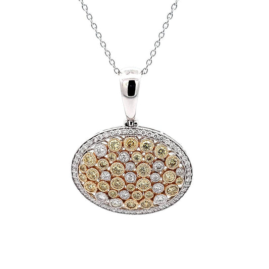 Side Oval Honeycomb Pendant