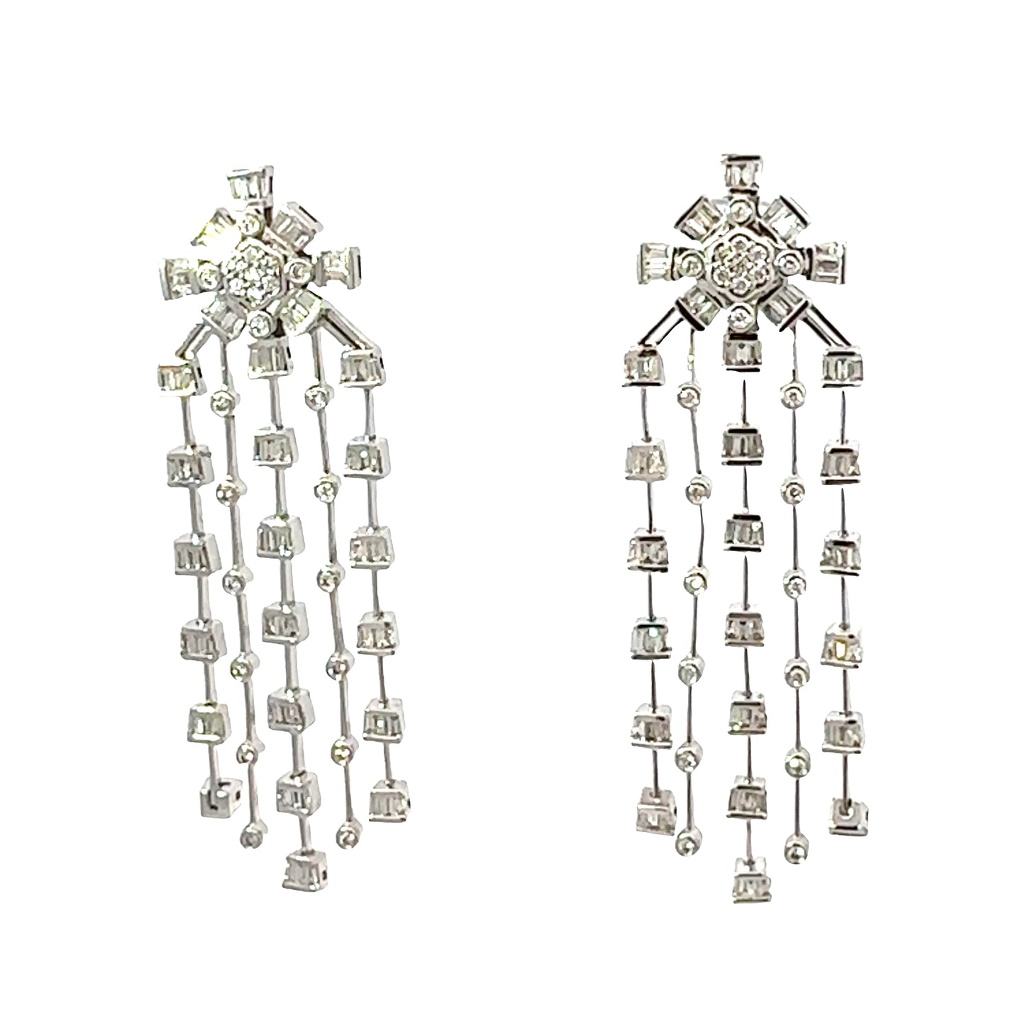 Snowflake Chandelier Earrings