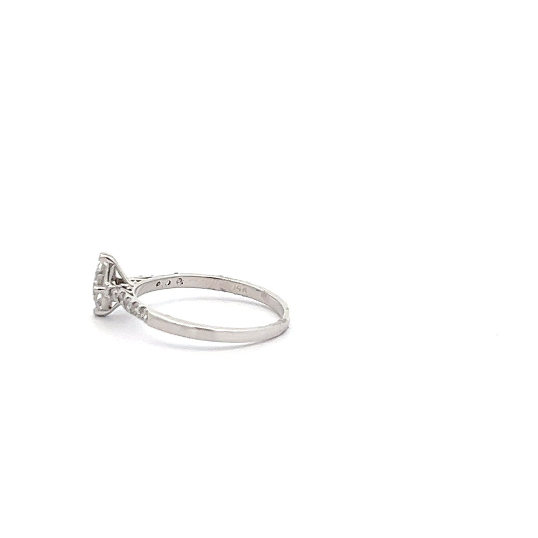 Marquise Diamond Engagement Ring