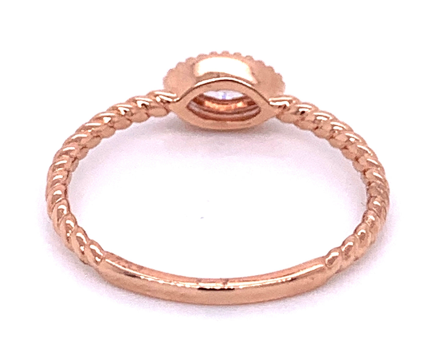 Marquise Eye Stackable Diamond Ring