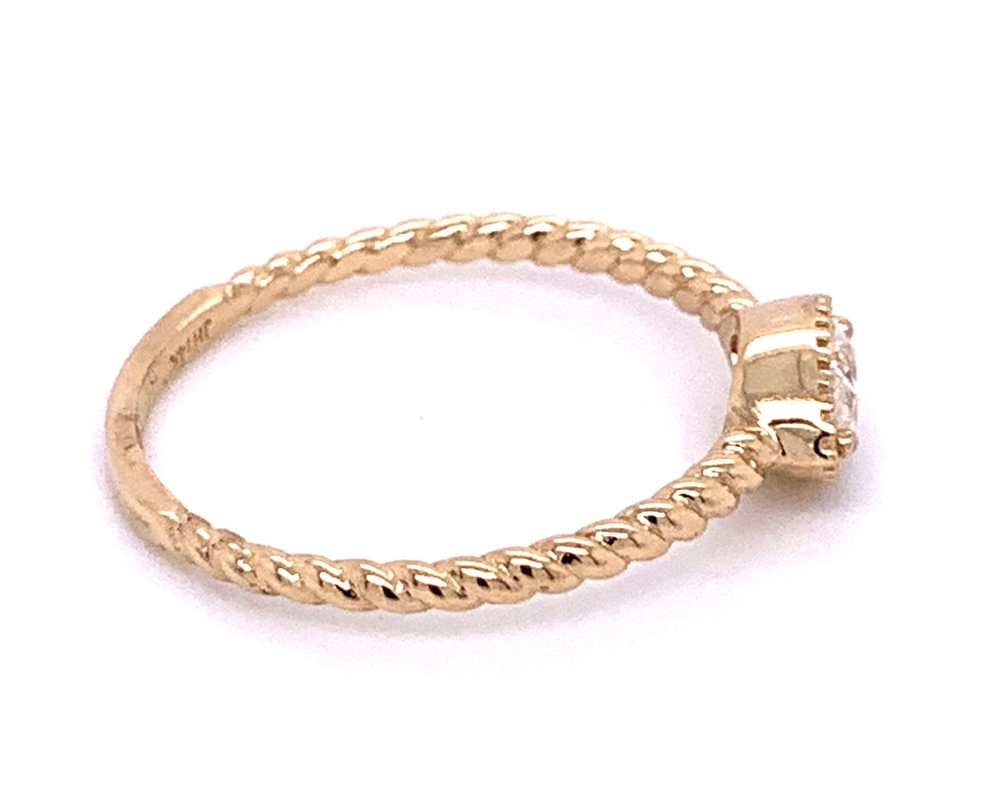 Marquise Eye Stackable Diamond Ring