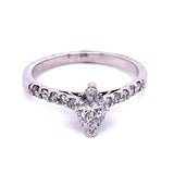 Marquise Diamond Engagement Ring