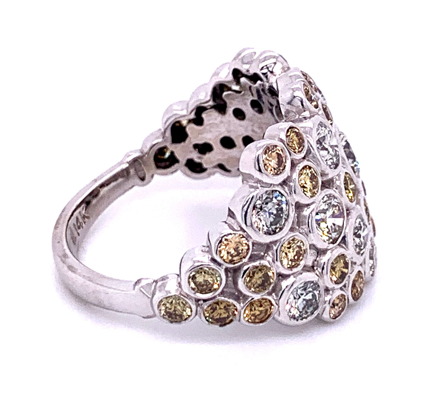 Diamond Bubble Ring