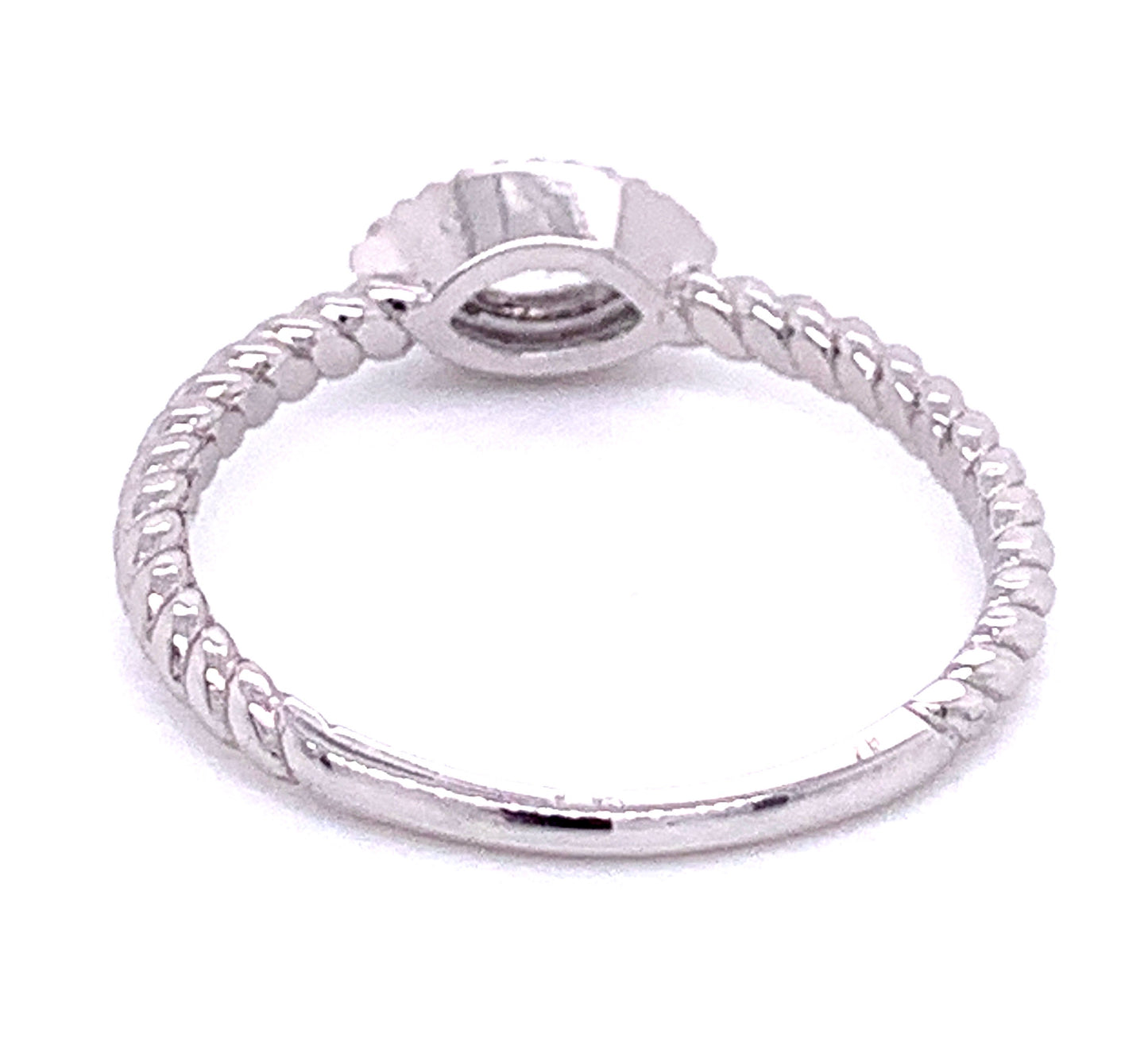 Marquise Eye Stackable Diamond Ring