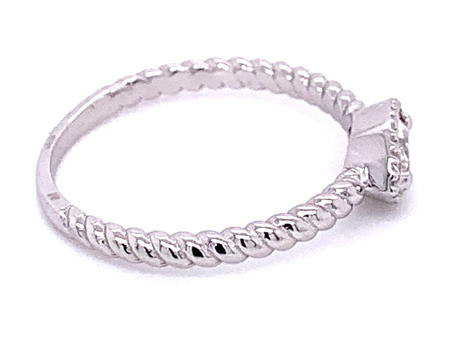 Marquise Eye Stackable Diamond Ring