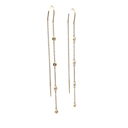 Diamond Threader Earrings