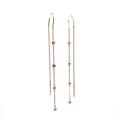 Diamond Threader Earrings