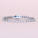 3-Prong Classic Tennis Bracelet – Natural Diamond