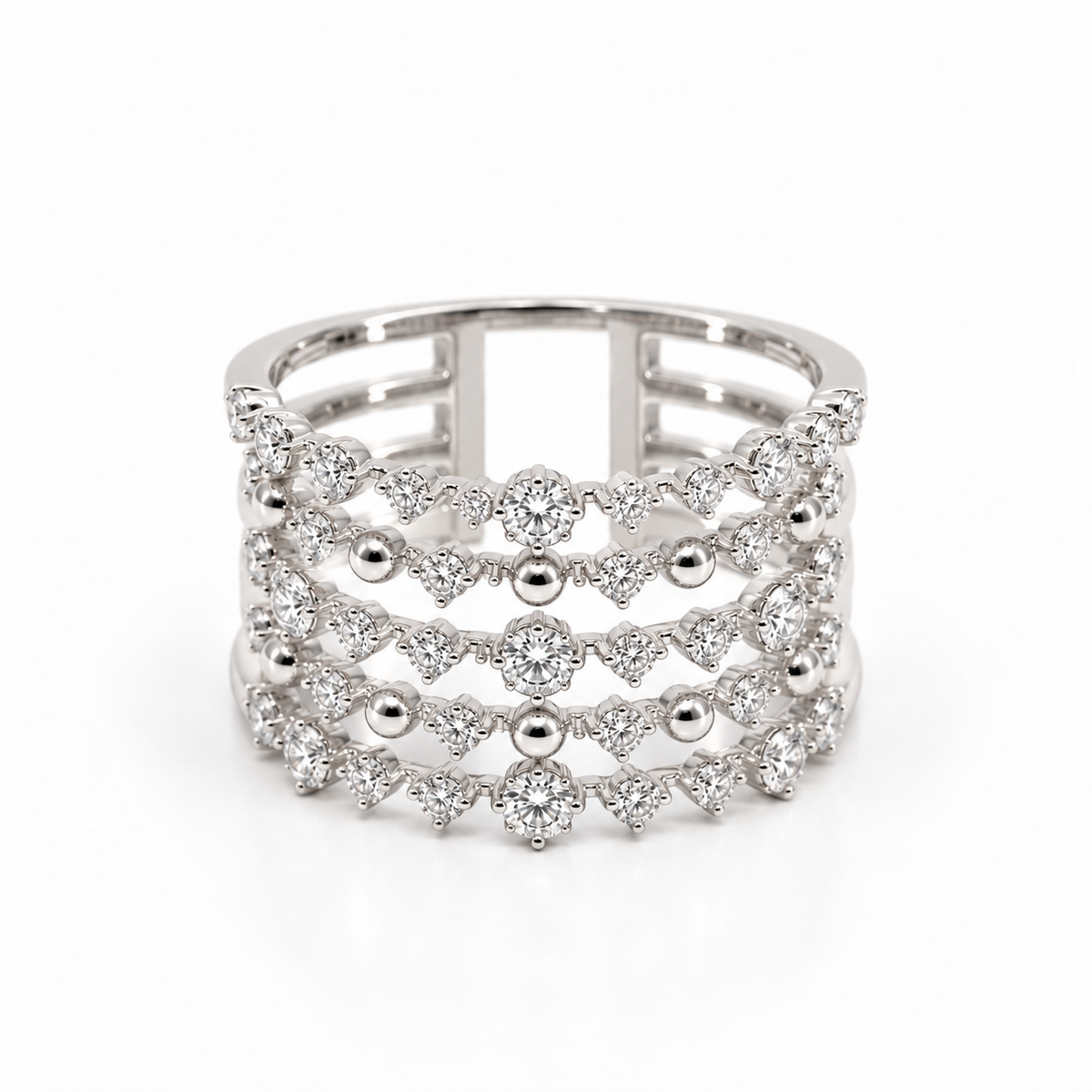 Five Row Constellation Ring