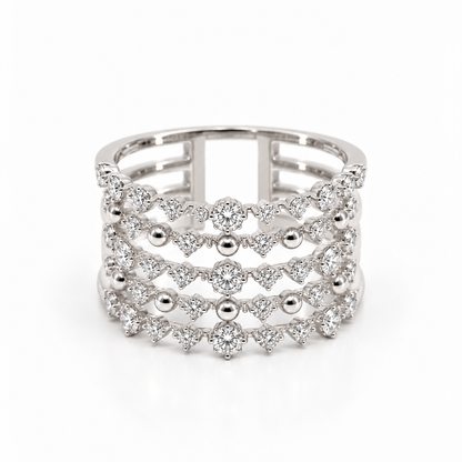 Five Row Constellation Ring