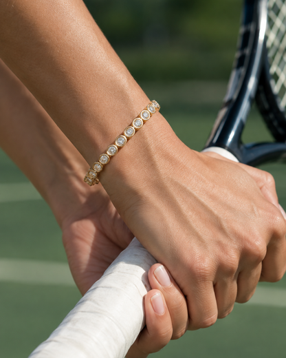 Bezel Classic Tennis Bracelet – Lab Diamond
