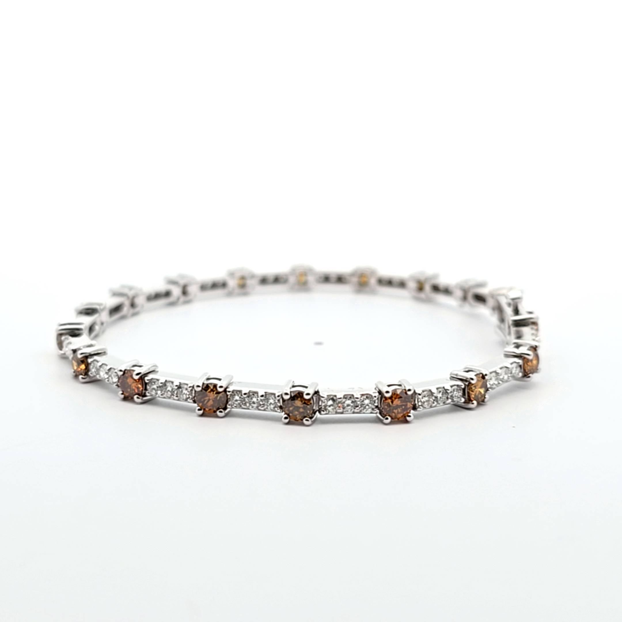 Rainbow Diamond Bracelet