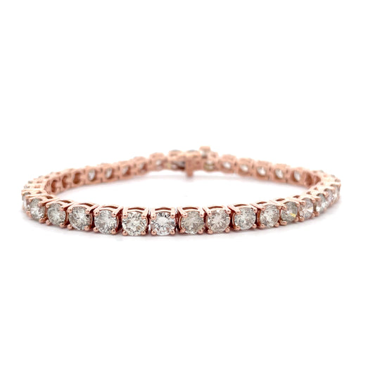 Thick 4-prong Tennis Bracelet