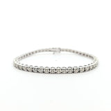 Diamond Cut Tennis Bracelet