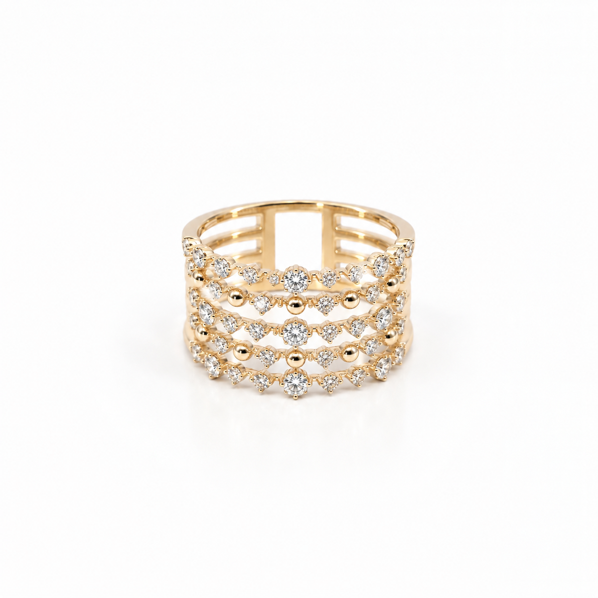 Five Row Constellation Ring