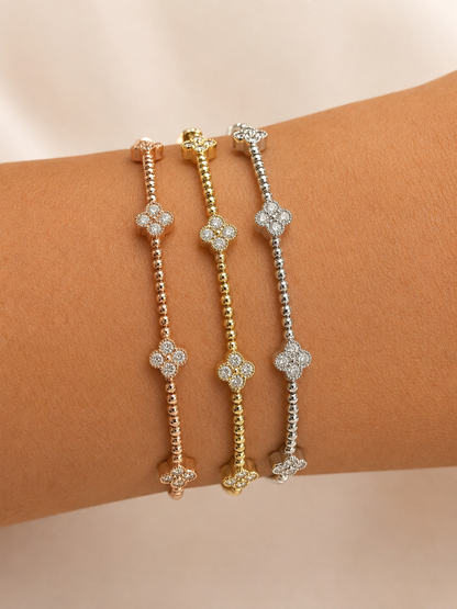 Flexible Clover Bracelet