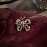 Champagne Diamond Butterfly Ring