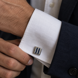 Serene Sapphire & Diamond Cuff Links