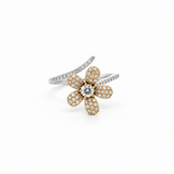 Single Flora Diamond Ring