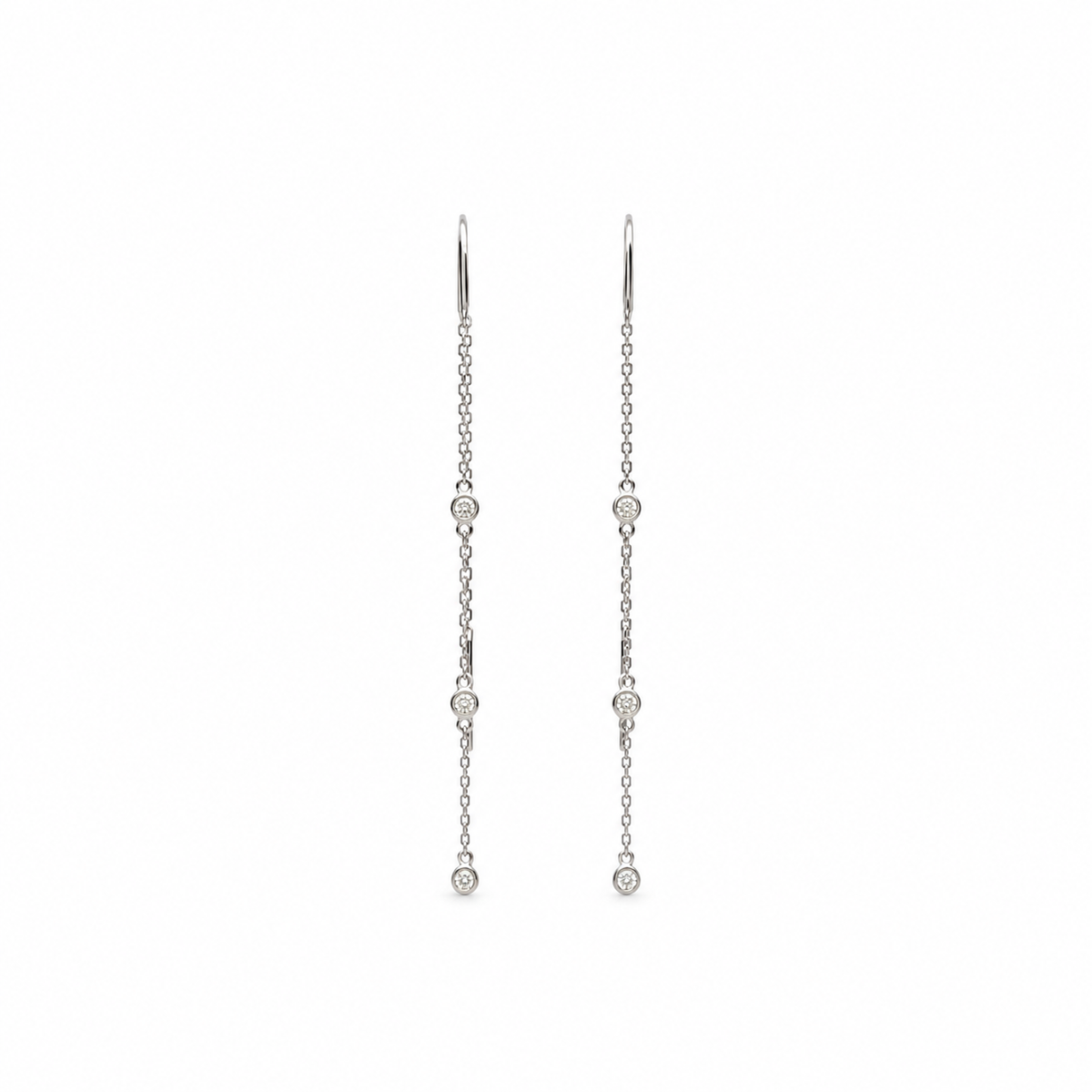 Diamond Threader Earrings