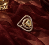 Shield Series: Yellow Shield Diamond Ring