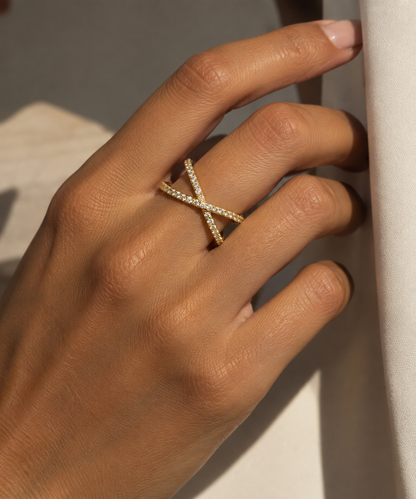 Criss Cross Ring