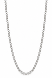Round Diamond Buttercup Tennis Necklace
