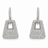 Diamond Locket Earrings