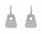 Diamond Locket Earrings