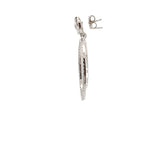Star Studded Dangle Hoops