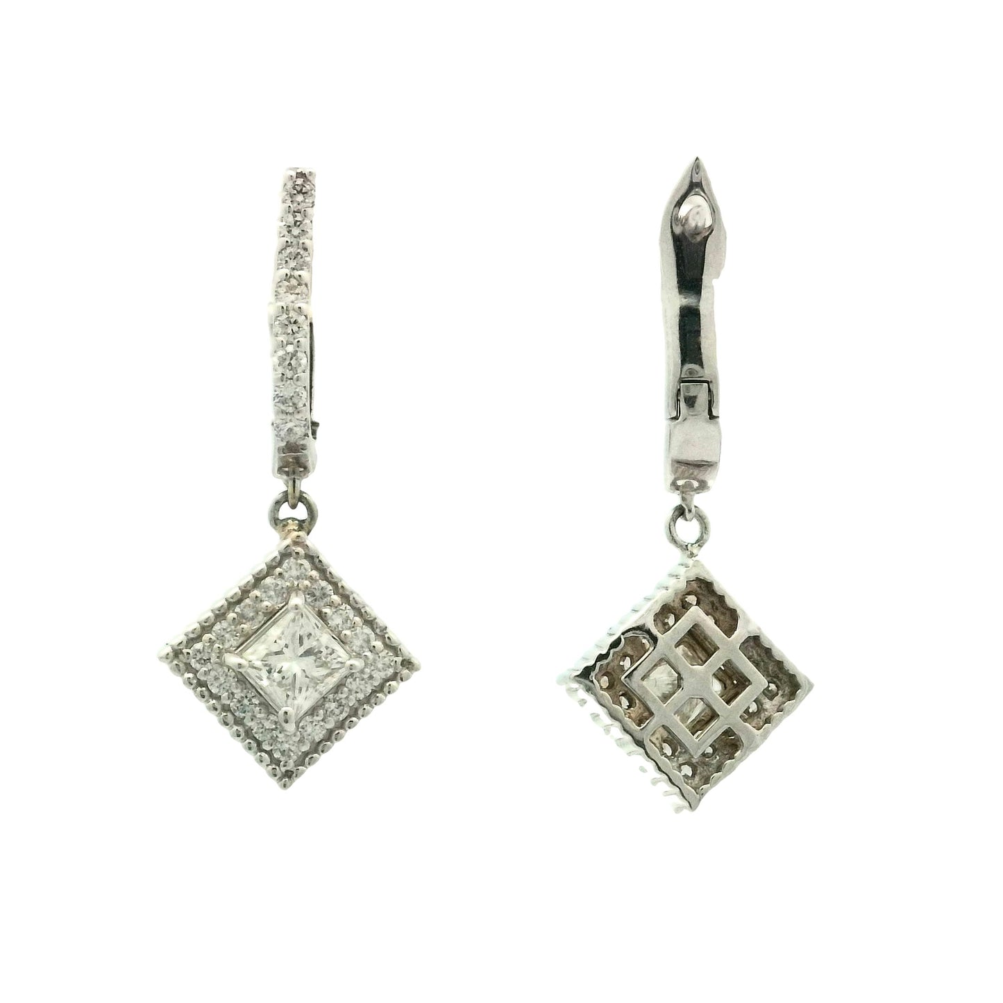 Princess Cut Diamond Halos