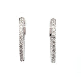 1" Oval Hoop Earrings