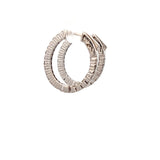 1" Oval Hoop Earrings