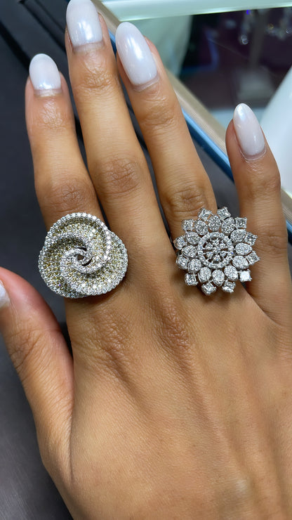 Twisted Tulip Ring