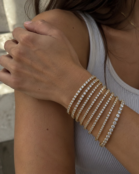 4-Prong Classic Tennis Bracelet – Lab Diamond