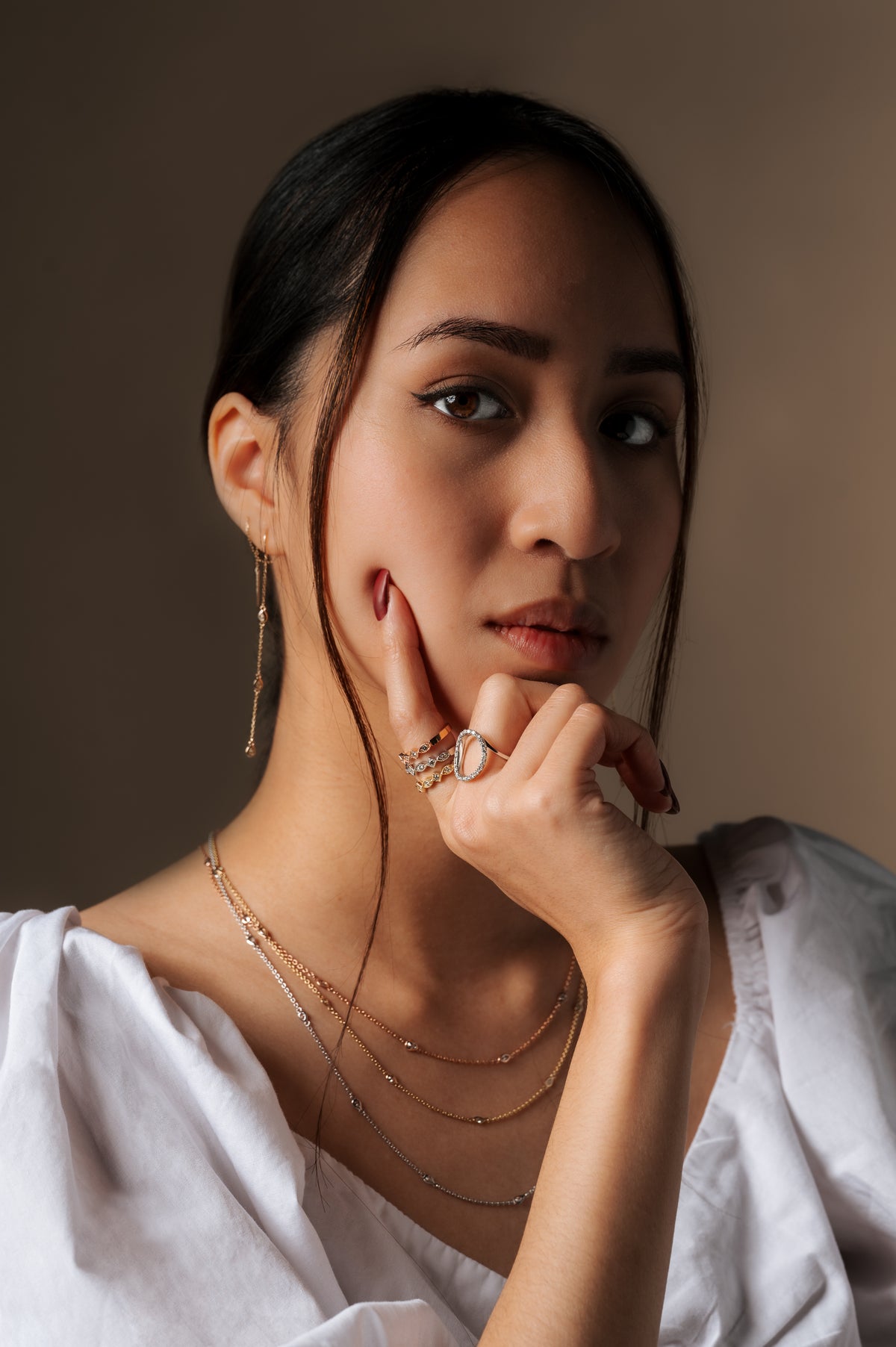 Diamond Threader Earrings