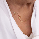U & Me Necklace (14K with Natural Diamonds)