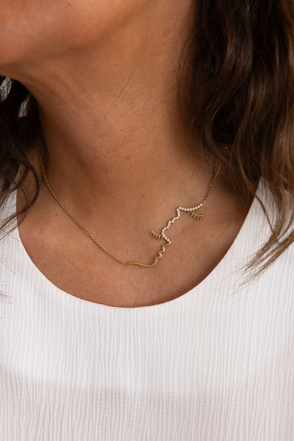 U & Me Necklace (14K with Natural Diamonds)