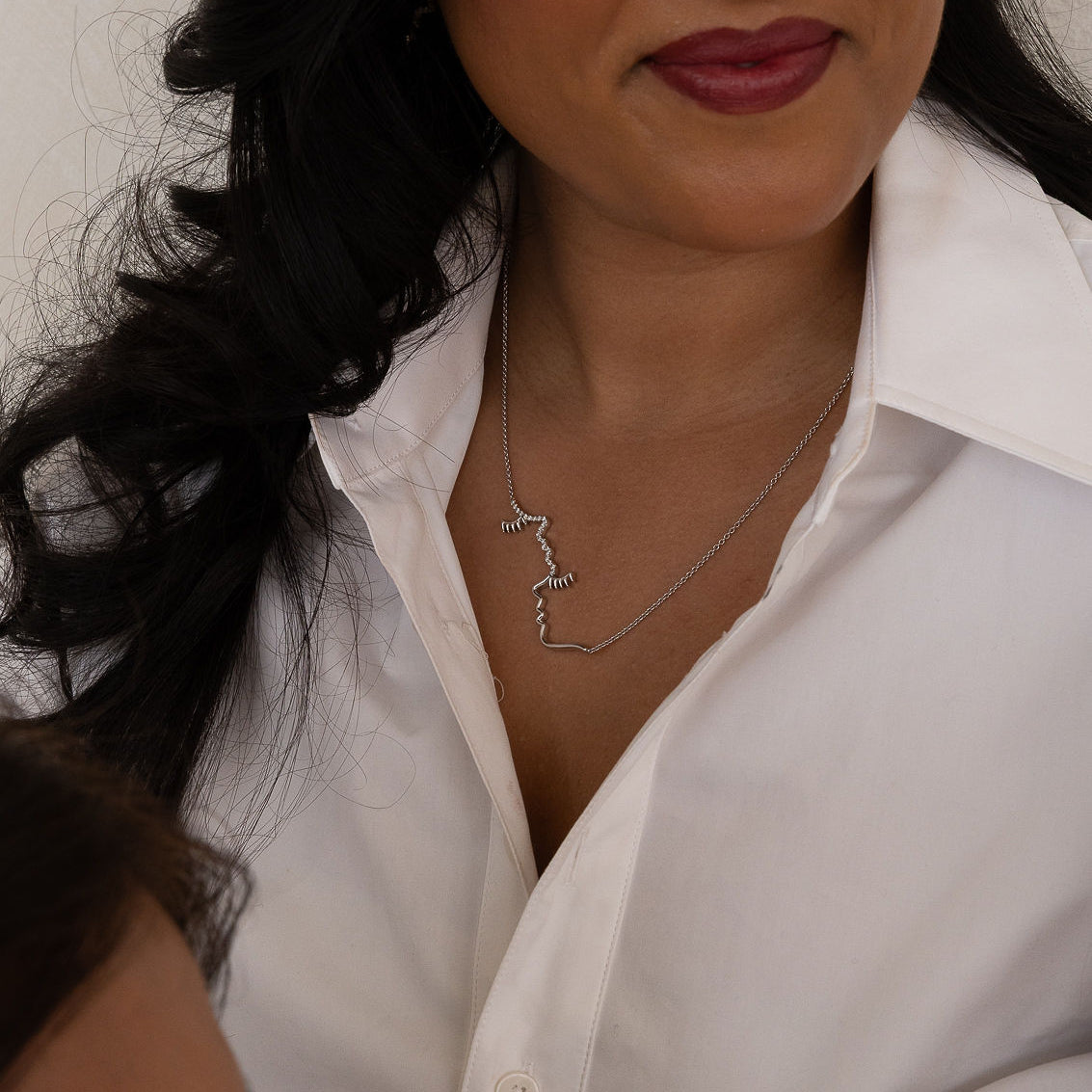 U & Me Necklace (14K with Natural Diamonds)