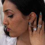 Asymmetrical Face Earrings