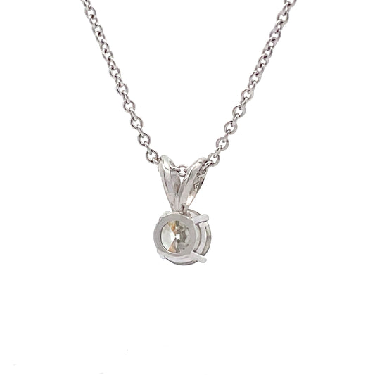 The Solitaire Crown Pendant