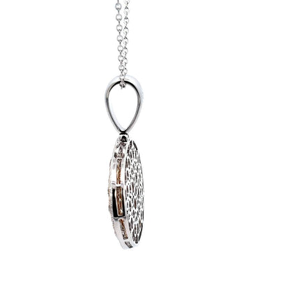 Side Oval Honeycomb Pendant